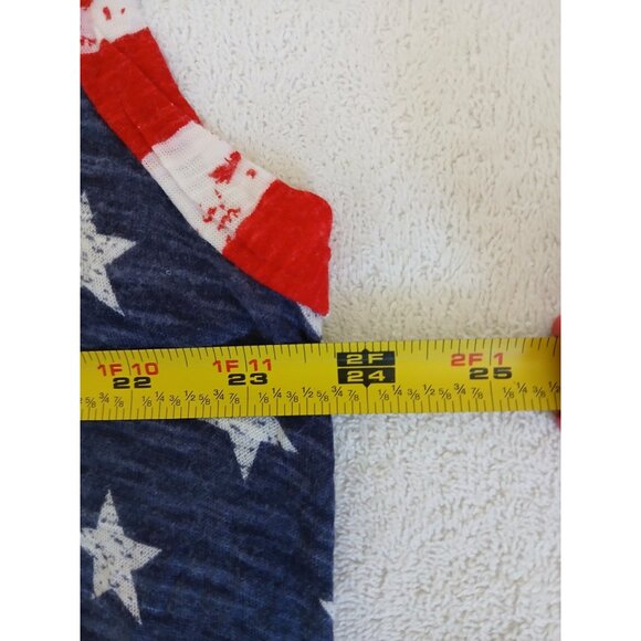 Lane Bryant Wpmens Tank Top Stars & Stripes Red White and Blue Patriotic 22/24 - Picture 11 of 13